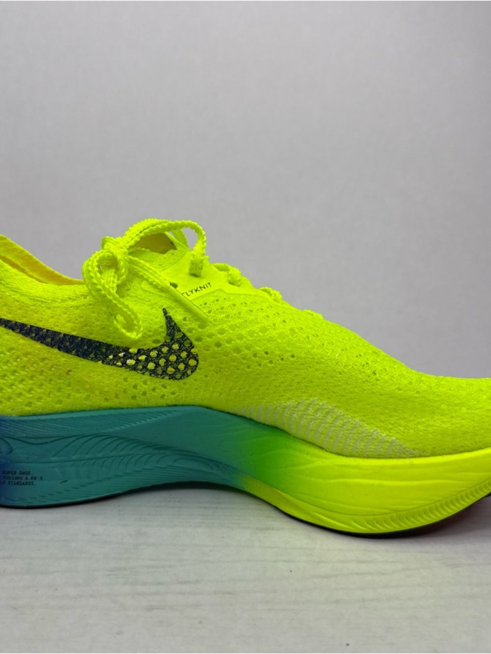 Nike ZoomX Vaporfly Next% 3 Fast Pack Volt Green Black Wmn 9.5 Men 8 DV4130-700 - Picture 9 of 12